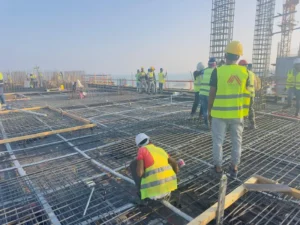 مشروع اعمال الكهرباء والميكانيكا بالخرسانات فندق نوبو اوتيل