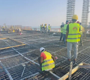 مشروع اعمال الكهرباء والميكانيكا بالخرسانات فندق نوبو اوتيل